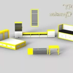 Diy Furniture Sofa Bed Cabinet 3d model