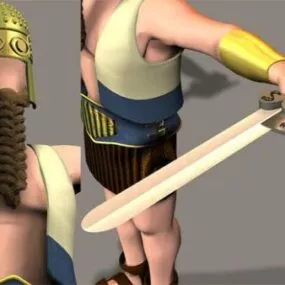 Dacian Crown Character 3d model