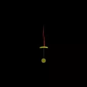 Black Dagger Weapon 3d model