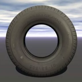 Truck Car Tire 3d model