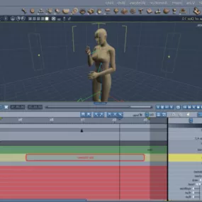 Game Character Genesis Girl 3d model