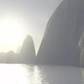 Daylight Mountain Landscape 3d model