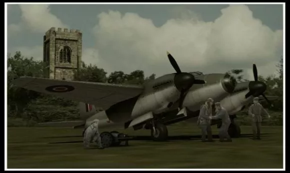 Futuristic Aircraft Two Wings With Weapon 3d model