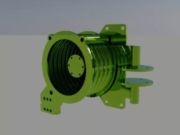 Anchor Engine Part 3d model Anchor Engine Part 3d model