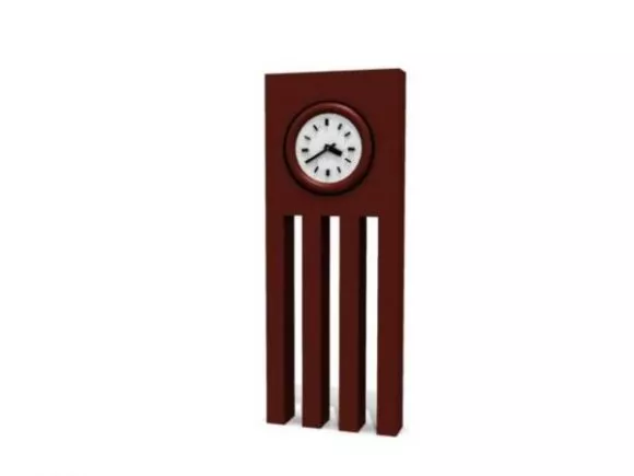 Modern Clock Like Analog Theme 3d model