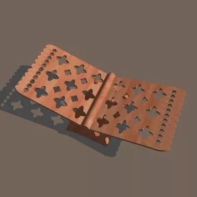 Three Books Stacked 3d model