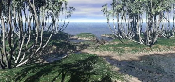 Spring Trees Broadleaf Tree 3d model