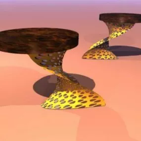 Art Bar Stool 3d model