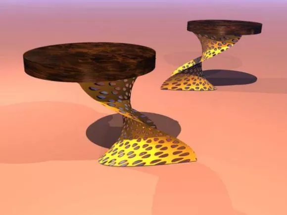 Art Bar Stool 3d model Art Bar Stool 3d model