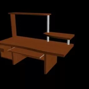 Work Desk Shelf 3d model