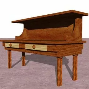 Victoria Desk 3d model