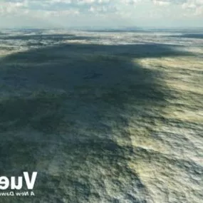 Dessert Waste Land Landscape 3d model