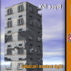 Destroyed Building 3d model