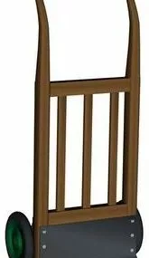 Frame With Wood Bar 3d model