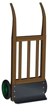 Frame With Wood Bar 3d model Frame With Wood Bar 3d model