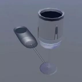 Diamon Wine Glass 3d model