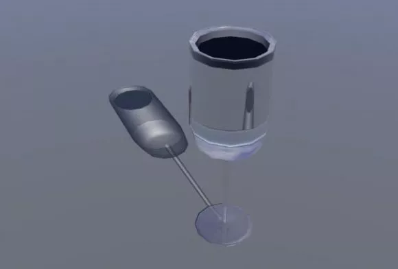 Shot Glass Panel 3d model