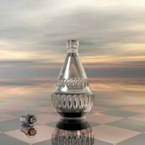 Diamond Decanter Jewelry Decoration 3d model