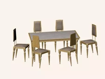 Solid Wood Coffee Table Square Shape 3d model
