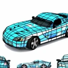 Dodge Viper Sports Car 3d model