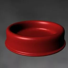 Plastic Dog Dish 3d model