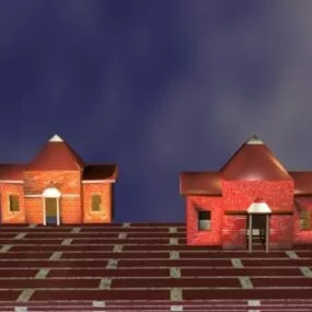 Dog Pet House 3d model