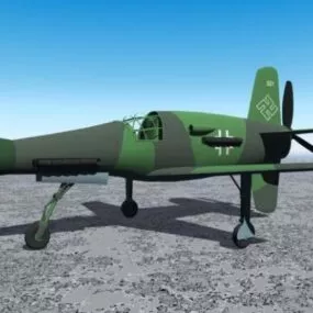 Fighter Aircraft Dornier D335 3d model