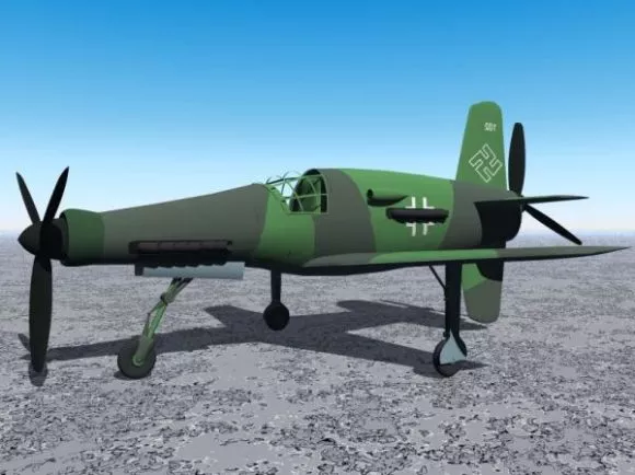 Aircraft Mikoyan Mig 15k 3d model