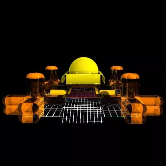 Double Decker Equipment 3d model Double Decker Equipment 3d model