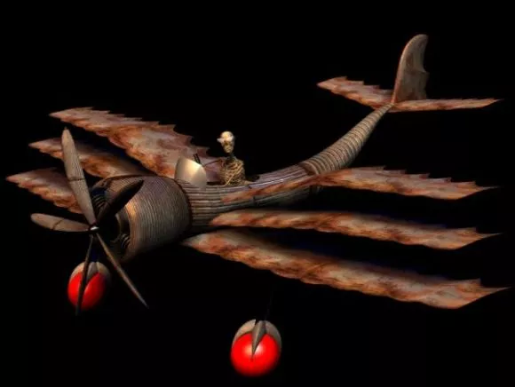 Abandoned Plane Crash 3d model