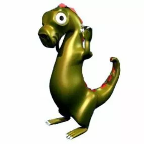 Dragon Character Funny Cartoon Style 3d model