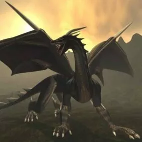 Dragon Western Animal 3d model