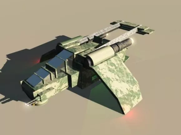 Transport Aircraft Ch21 Shawnee 3d model