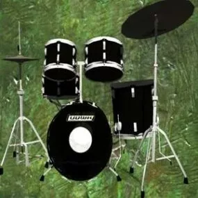 Drum Instrument Objects 3d model