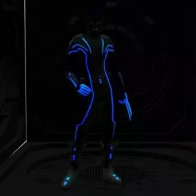 Gaming Character Suit 3d model