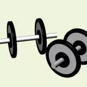 Dumbbell Gym Equipment 3d model
