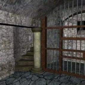 Dungeon Castle Interior 3d model