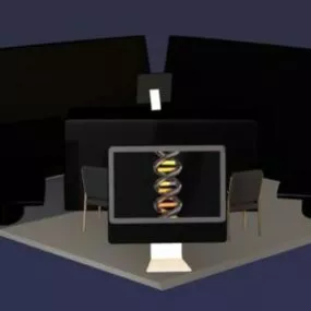 Aio Mac Computer 3d model