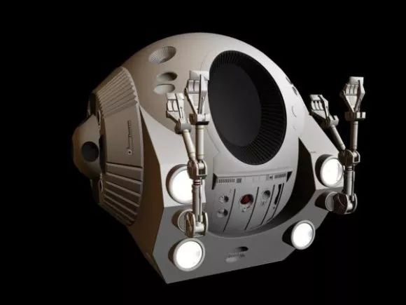 Humanoid Robot Toy With Arm 3d model