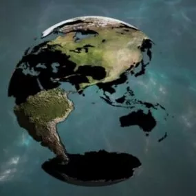 Earth Transparent Sphere 3d model