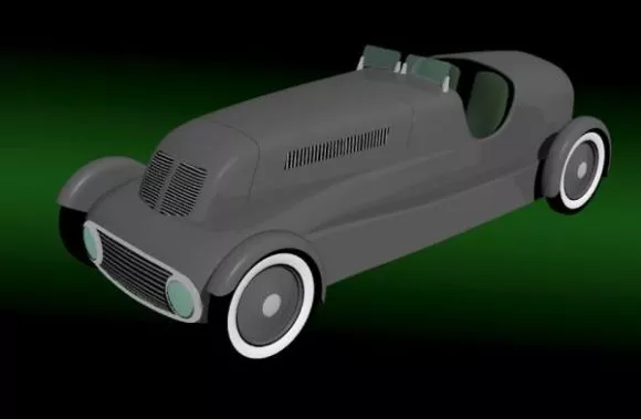Vintage Car Edsel Ford 1934 3d model Vintage Car Edsel Ford 1934 3d model