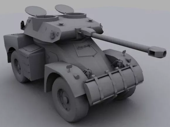 Futuristic Tank Eland 3d model Futuristic Tank Eland 3d model