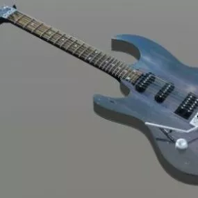 Realistic Electric Guitar 3d model