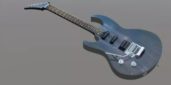 Realistic Electric Guitar 3d model Realistic Electric Guitar 3d model
