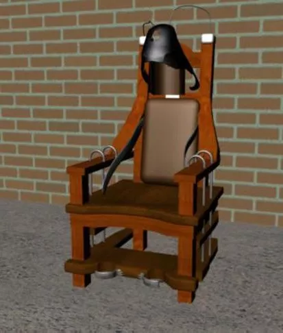 Coffee Chair Steel Frame With Round Seat 3d model