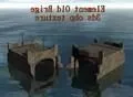 Old Stone Bridge On Sea 3d model