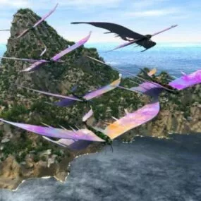 Butterfly Plane 3d model