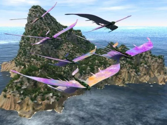 Butterfly Plane 3d model Butterfly Plane 3d model