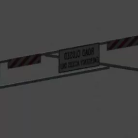 Access Gate 3d model