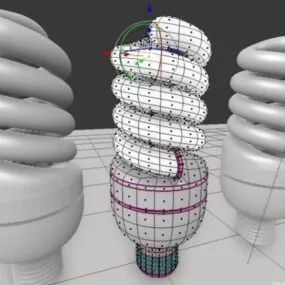 Energy Bulb Saving Eco Lamp 3d model
